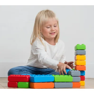 Klocki konstrukcyjne dla najm�odszych Klocki Ceg�y Junior 40 element�w