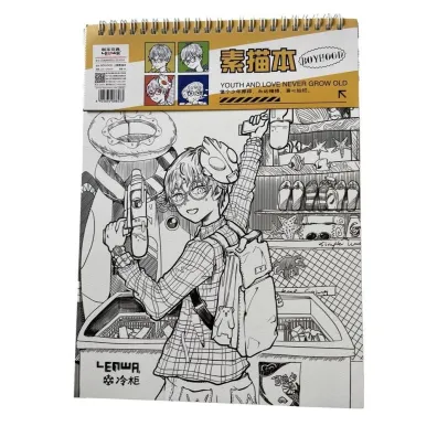 incood. Ko�oszkicownik A4 50 kartek Manga 1