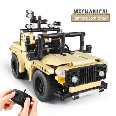 Klocki iM.Master 2w1 Jeep uzbrojony zdalnie sterowany  370 element�w