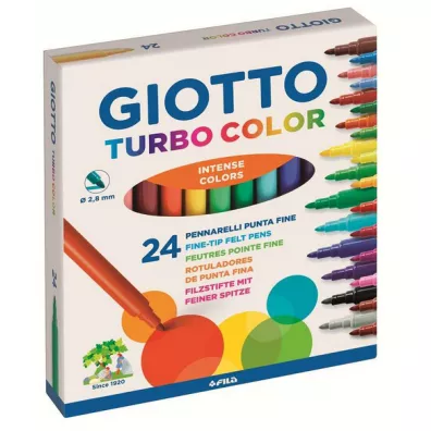 Giotto Flamastry Turbo Color 417000 24 szt.