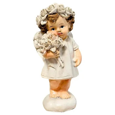 Figurka Anio�ek z kwiatami 8cm