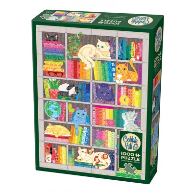 Puzzle 1000 el. Koty i ksiki Cobble Hill