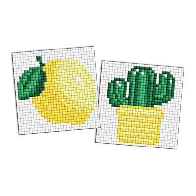 Diamentowa mozaika na magnes - LOL Cytryna 9x9cm Ideyka