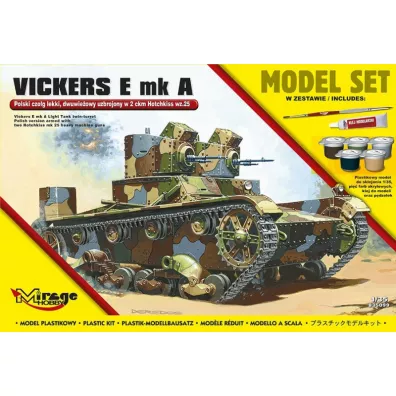 Vickerse E mk A Polski czog lekki, dwuwieowy Mirage