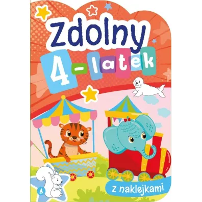 Ksi��eczka edu. A4 Zdolny 4-latek  NAKLEJKI SKRZAT 072327
