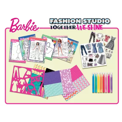 Szkicownik Barbie Together Fashion Studio