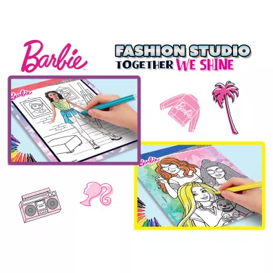 Szkicownik Barbie Together Fashion Studio