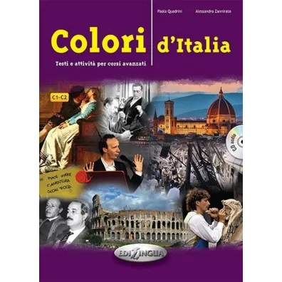 Colori d'Italia ksi��ka + CD - Quadrini Paola Zannirato Alessandro