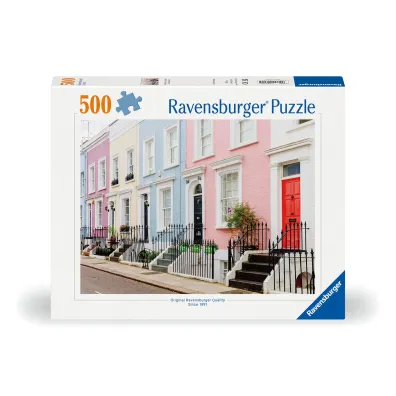 Puzzle 500 el. 2D Kolorowe Kamienice Londyn Ravensburger