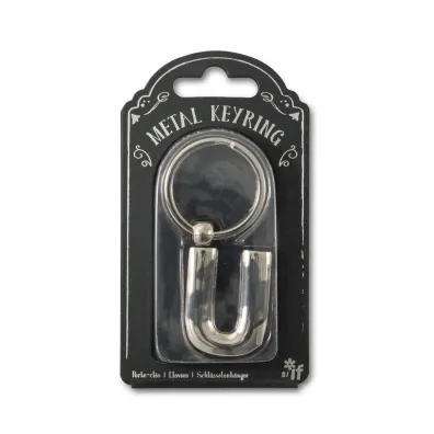 If Silver Letter Keyring - brelok do kluczy litera U