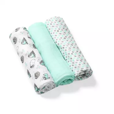 Babyono Naturalne pieluszki z wkien bambusa organicznego - mitowe