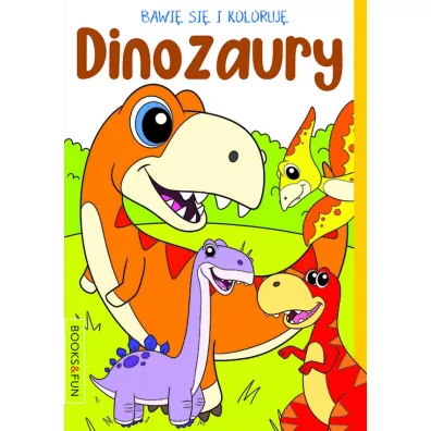 Dinozaury. Bawi� si� i koloruj�