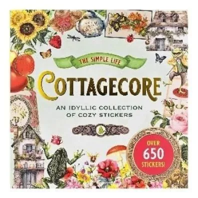 Ksi��ka z naklejkami 650 szt - Cottagecore