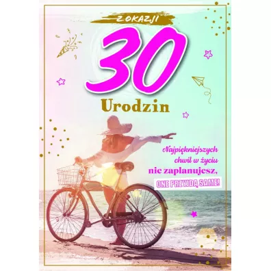 Armin Style KARNET URODZINY 30 B6 Z KOP AS GM-920 FOL