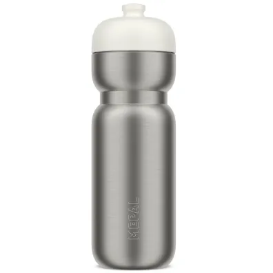 Mepal Butelka sportowa stalowa Pull Active Ceramic White 103009032100 800 ml