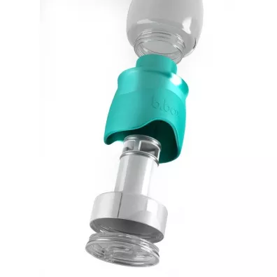 b.box Butelka dla niemowl�t z dozownikiem zielona 240 ml