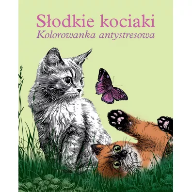 Sodkie kociaki. Kolorowanka antystresowa