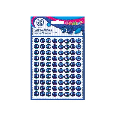 Astra Krysztaki do dekoracji Szafirowa komnata niebieski 80 szt.