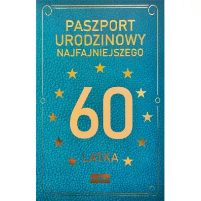 Yeku Karnet Urodzinowy 60 JCX-041