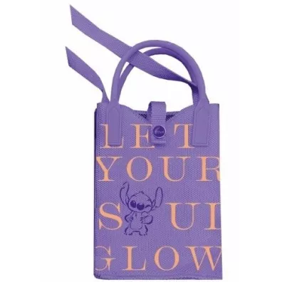 Disney Fashion. Torebka na rami pastelowa. Purple. Stitch
