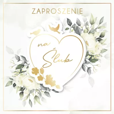 Armin Style Zaproszenie �lubu 5 szt.
