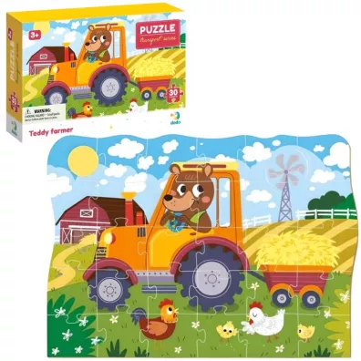 Puzzle 30 el. Profesje. Farmer Teddy Dodo