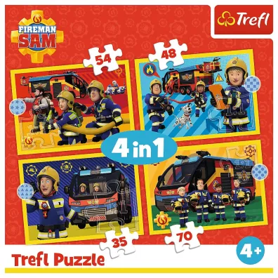 Puzzle 4w1 Stra�ak na sygnale TREFL