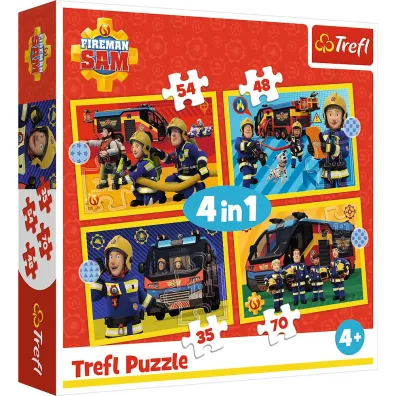 Puzzle 4w1 Stra�ak na sygnale TREFL