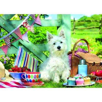 Puzzle 500 el. Piknik dla pas Scottie Eurographics