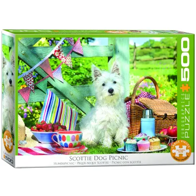 Puzzle 500 el. Piknik dla pas Scottie Eurographics