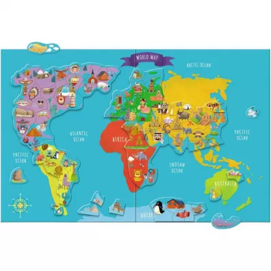 Gra magnetyczna mapa �wiata Dodo