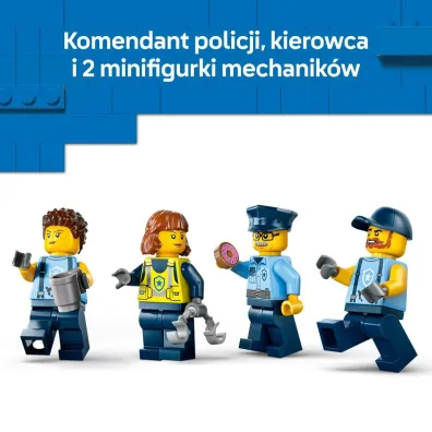 LEGO City Policyjny warsztat tuningowy 60457