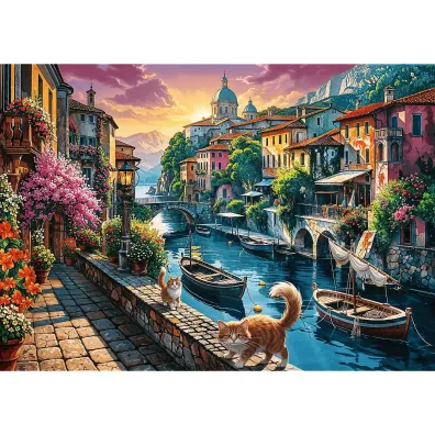 Puzzle 1000 element�w W�oskie Wakacje TREFL 10984