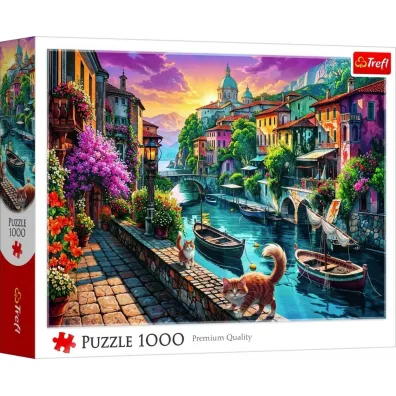 Puzzle 1000 element�w W�oskie Wakacje TREFL 10984
