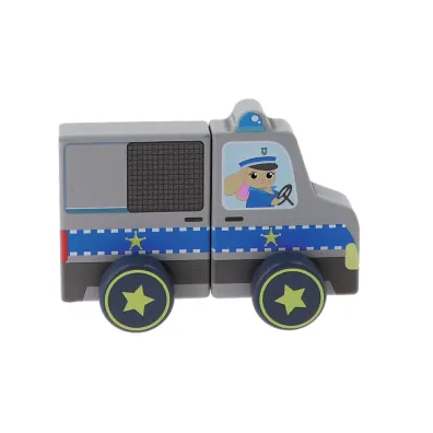 Zabawka drewniana Police Tiny Tails 61814 Trefl