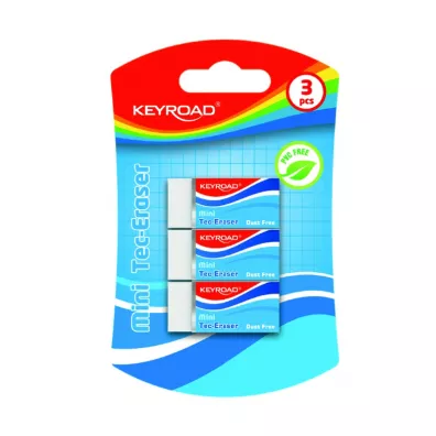 Keyroad Gumka do �cierania mini techniczna 3 szt.