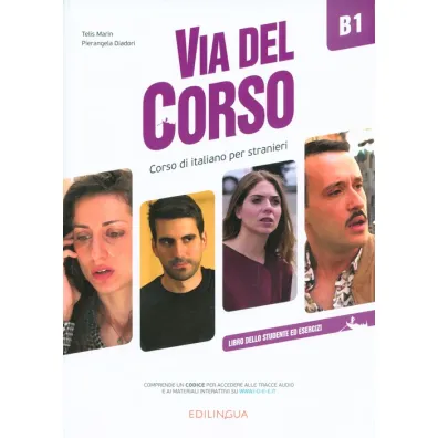 Via del Corso B1 podr�cznik + �wiczenia + materia� online - Pierangela Diadori, Telis Marin