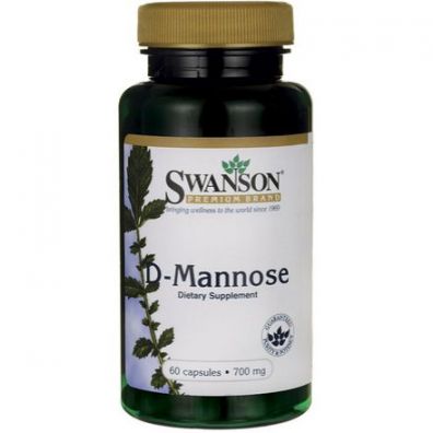 Swanson D-Mannose 700 mg Suplement diety 60 kaps.