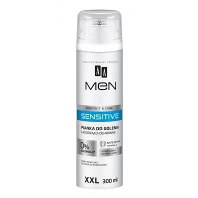 Aa Men Sensitive pianka do golenia �agodz�co-ochronna 300 ml