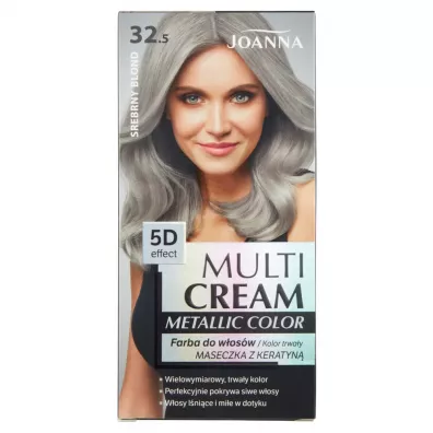 Joanna Multi Cream Metallic Color farba do wosw 32.5 Srebrny Blond