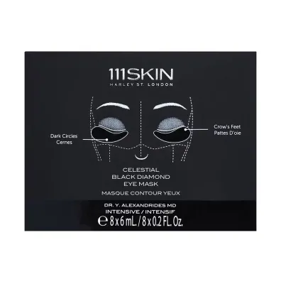 111Skin Celestial Black Diamond Eye Mask maska pod oczy 8 x 6 ml