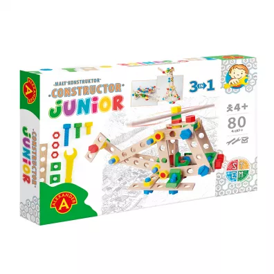 Ma�y Konstruktor Junior 3in1 80 el. Helicopter