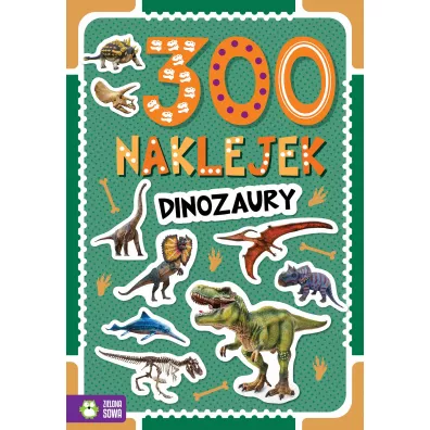 300 naklejek. Dinozaury