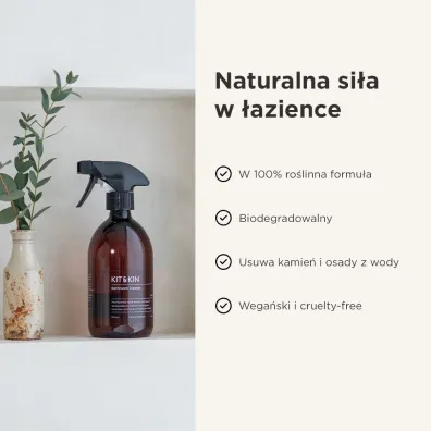 Kit and Kin Naturalny �rodek do czyszczenia �azienki, o zapachu cytrus�w 500 ml