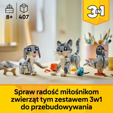 LEGO Creator 3 w 1 Psotny kot 31163