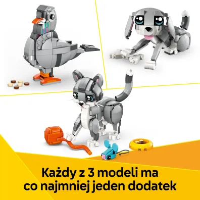 LEGO Creator 3 w 1 Psotny kot 31163
