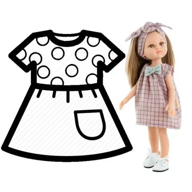 Ubranko dla lalek 32cm Paola Reina
