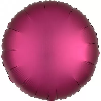 Amscan Balon foliowy Lustre purpurowy okr�g�y 43cm
