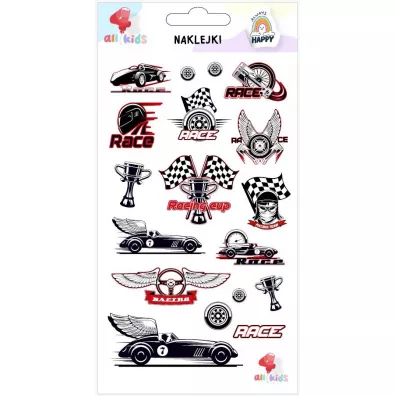 All4Kids Naklejki dla dzieci Wy�cigi