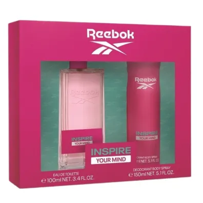 Reebok Zestaw dla kobiet Woda toaletowa Inspire Your Mind + Dezodorant 100 ml